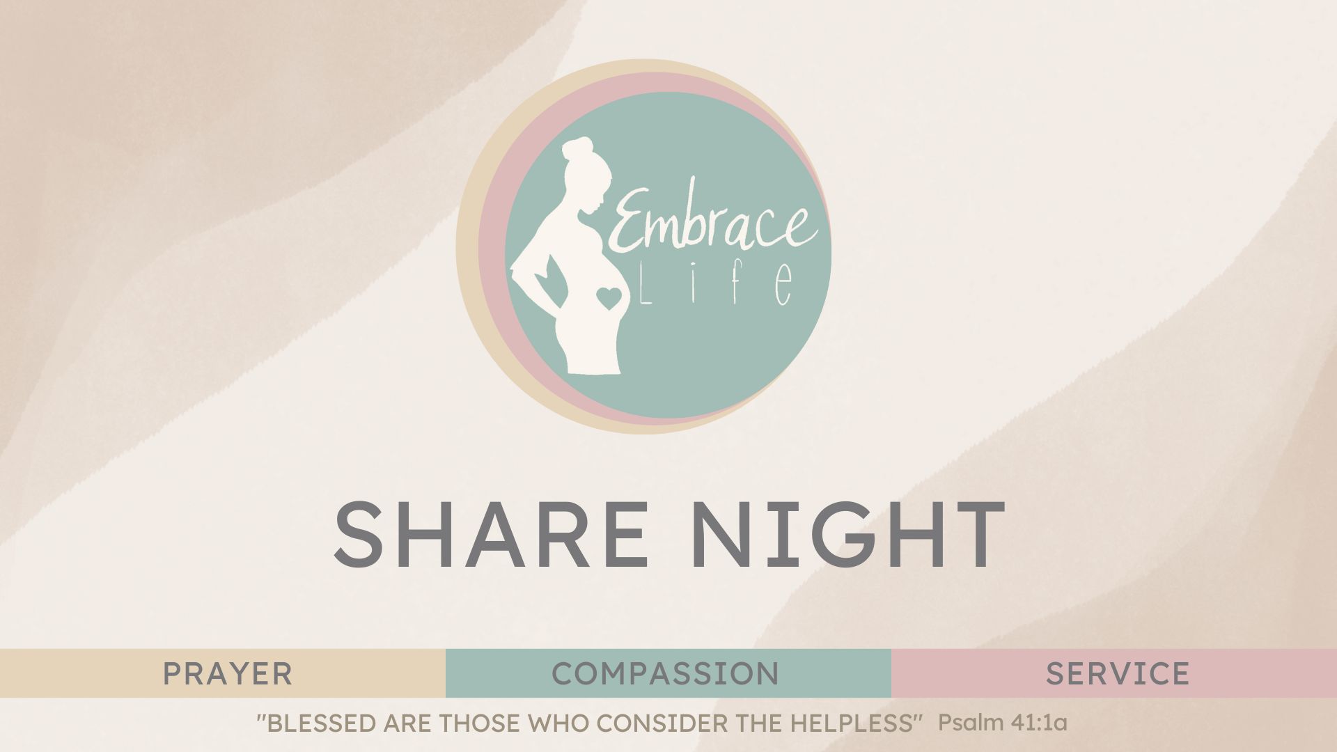Embrace Life Share Night